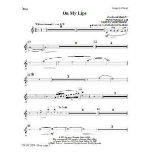 On My Lips - Oboe