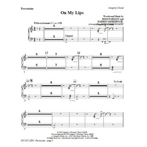 On My Lips - Percussion