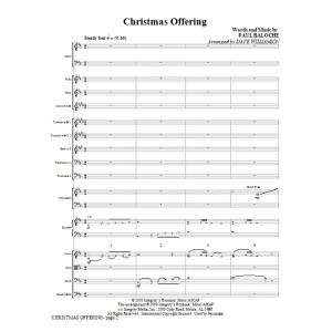 Christmas Offering - Full Score