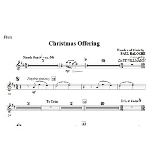 Christmas Offering - Flute