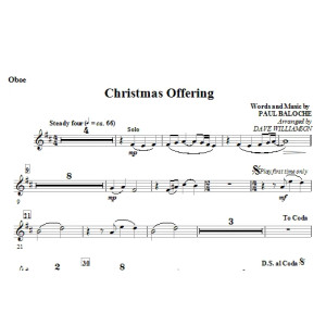 Christmas Offering - Oboe