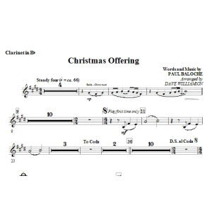 Christmas Offering - Bb-Klarinette