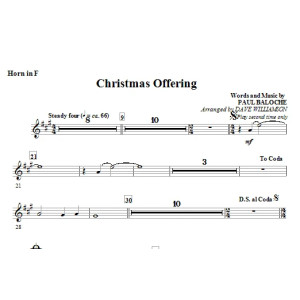 Christmas Offering - Horn in F