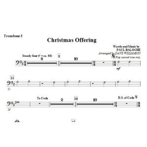Christmas Offering - Posaune 3