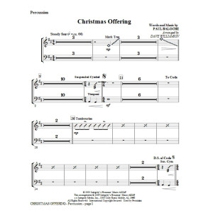 Christmas Offering - Perkussion