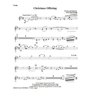 Christmas Offering - Viola