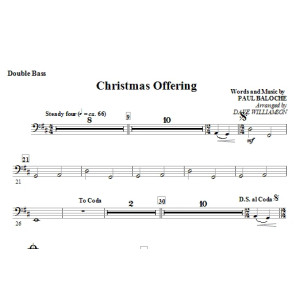 Christmas Offering - Alto Sax (Horn sub.)