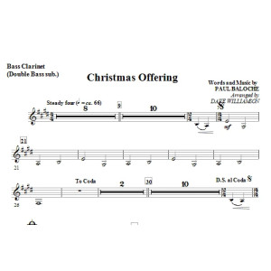 Christmas Offering - Bassoon (Cello sub.)