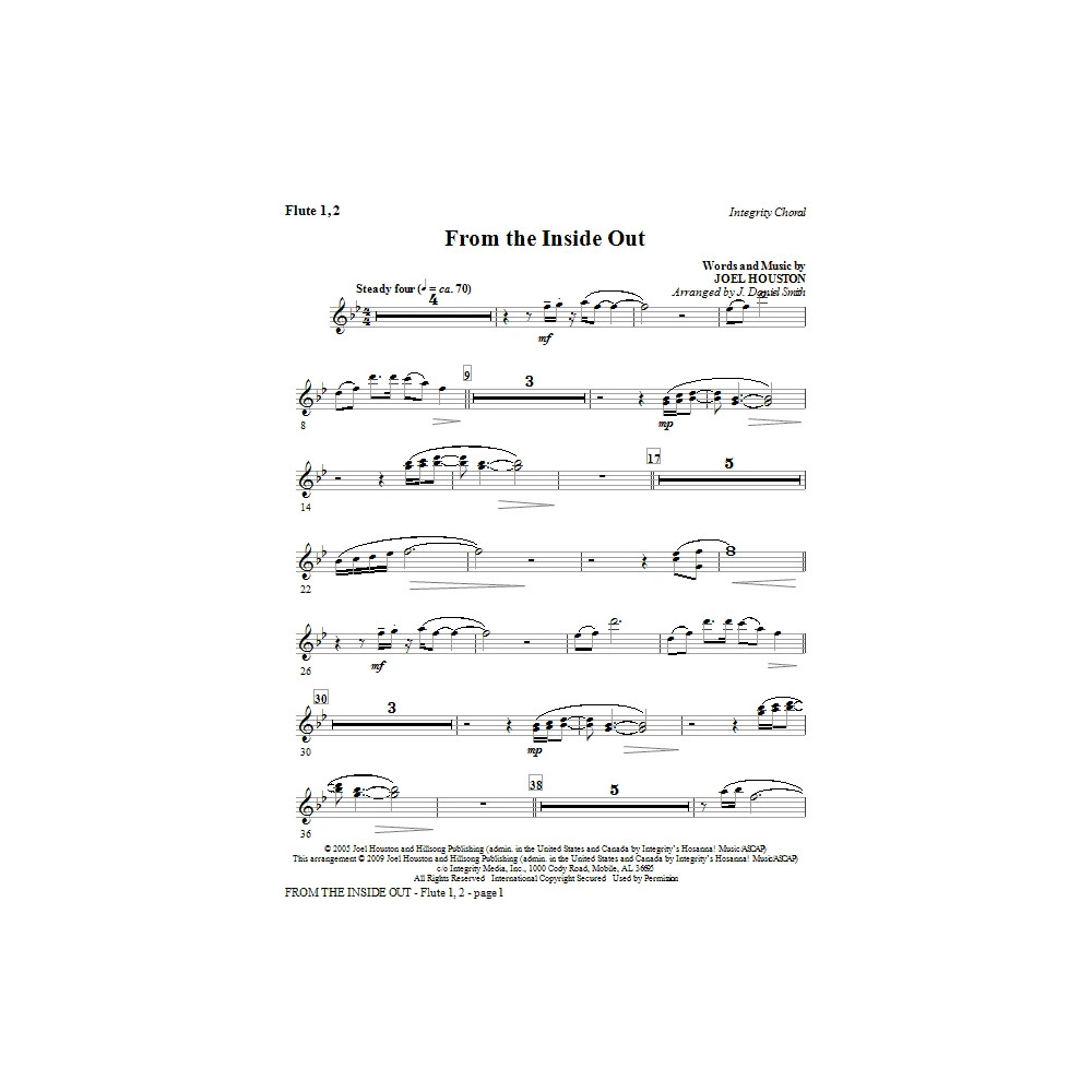 From the Inside Out - Flute 1 & 2