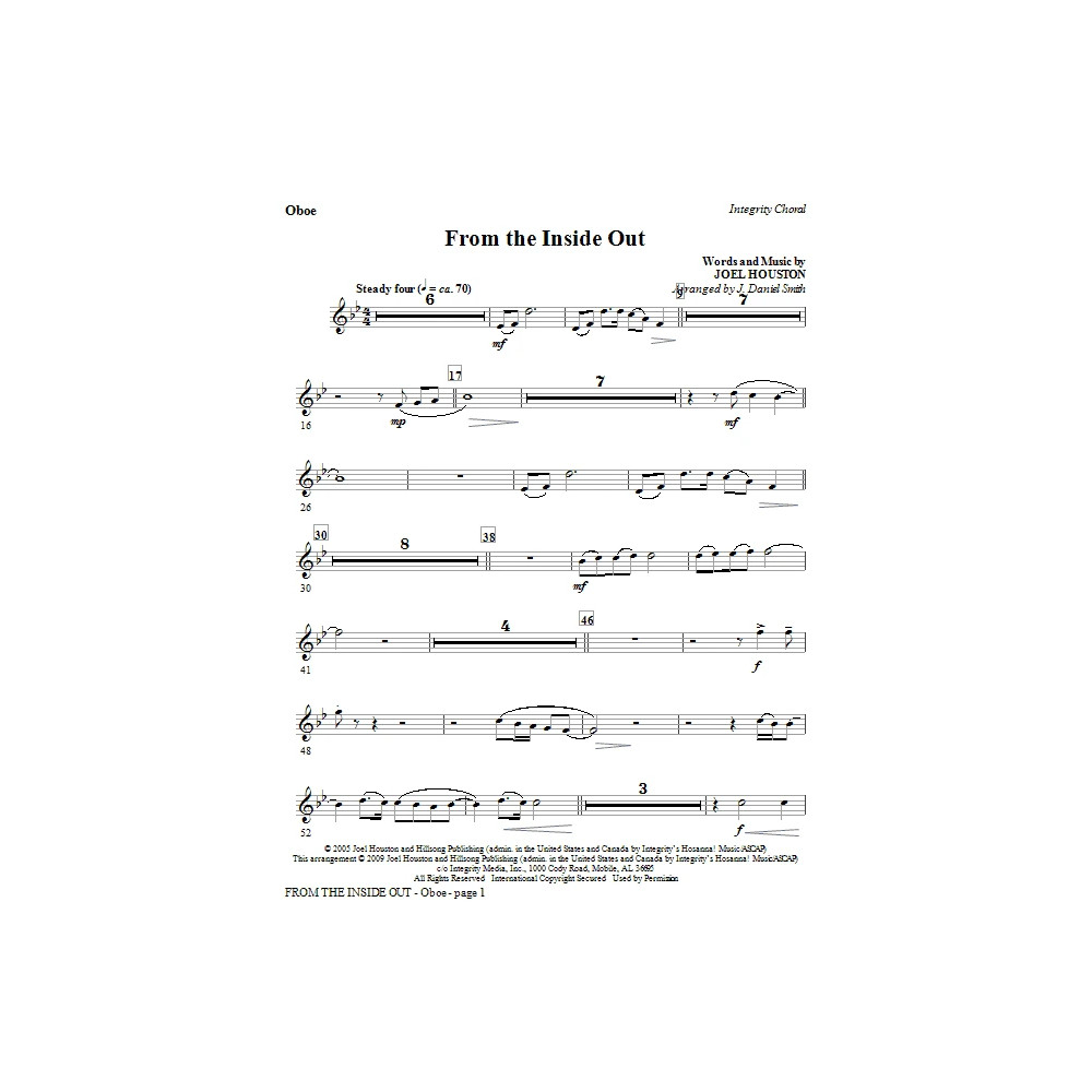 From the Inside Out - Oboe