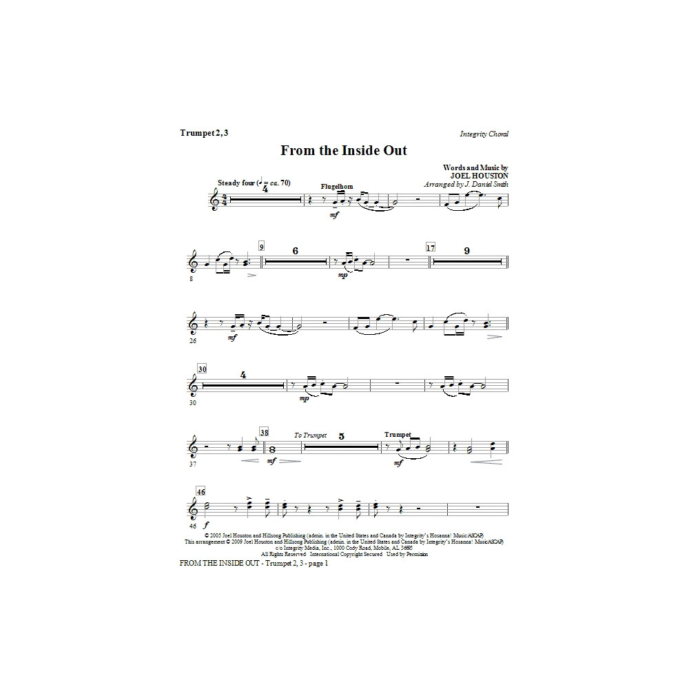 From the Inside Out - Trumpet 2 & 3