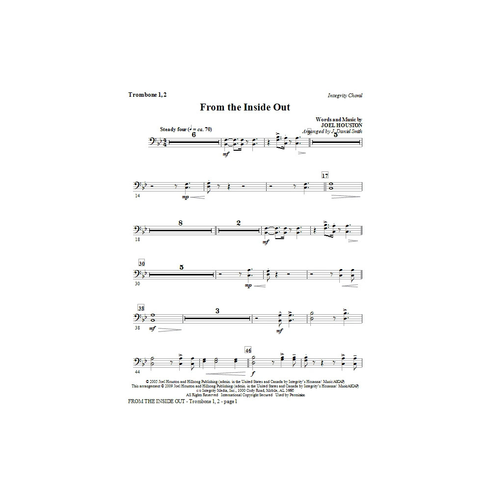 From the Inside Out - Trombone 1,2