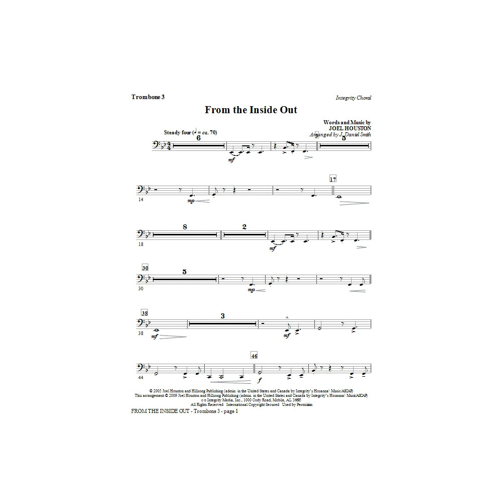 From the Inside Out - Trombone 3