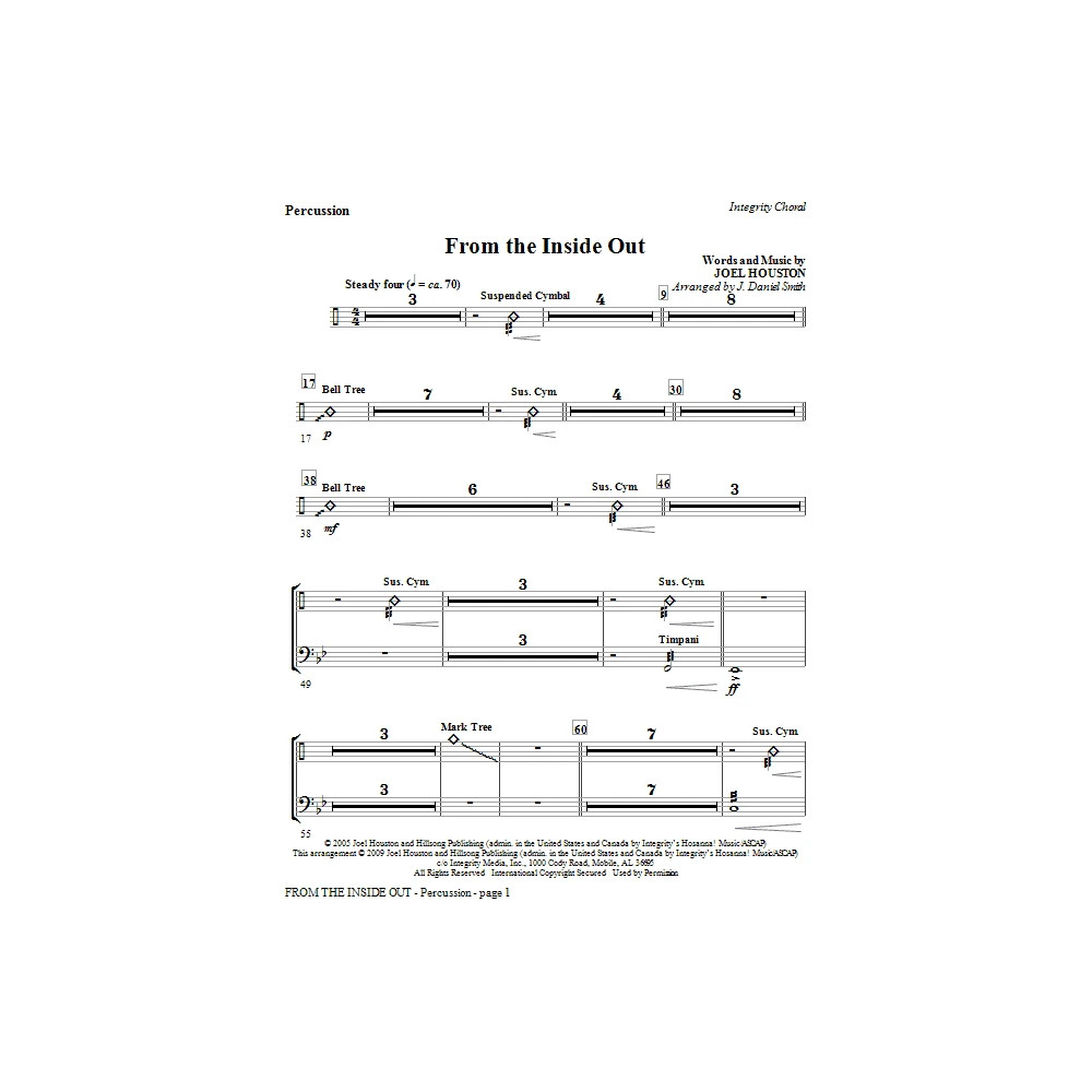 From the Inside Out - Percussion