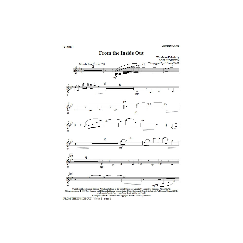 From the Inside Out - Violin 2