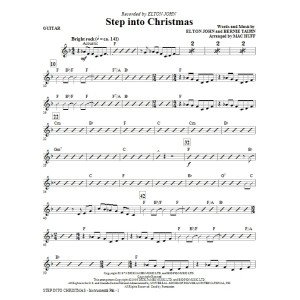 Step Into Christmas - Guitar