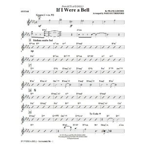 If I Were A Bell (from Guys And Dolls) - Guitar