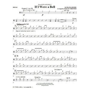 If I Were A Bell (from Guys And Dolls) - Drums