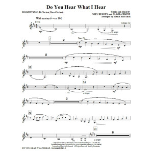 Do You Hear What I Hear? - Bb Clarinet 3/Bass Clarinet