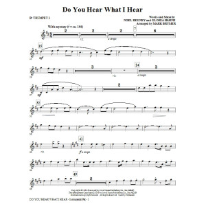 Do You Hear What I Hear? - Bb Trumpet 1