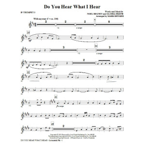 Do You Hear What I Hear? - Bb Trumpet 3