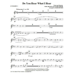 Do You Hear What I Hear? - Bb Trumpet 2