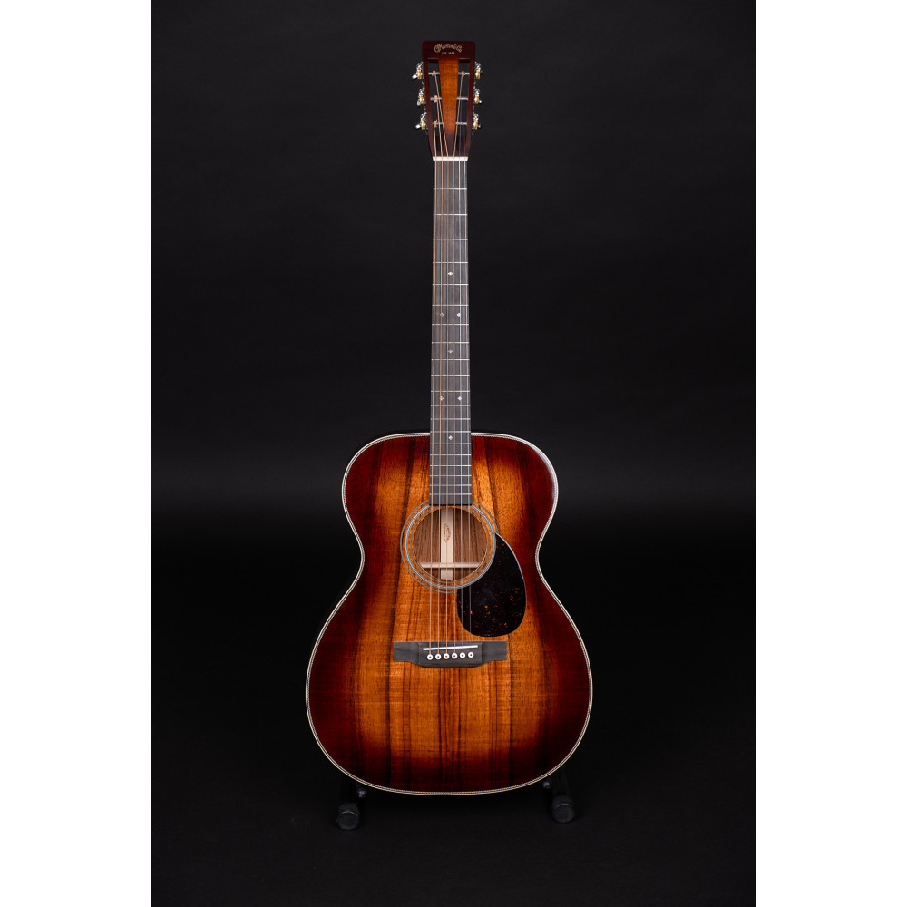 Martin Custom Shop CS-OM-C22030502 Geflammte Koa