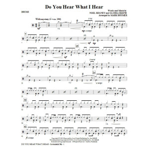 Do You Hear What I Hear? - Drums