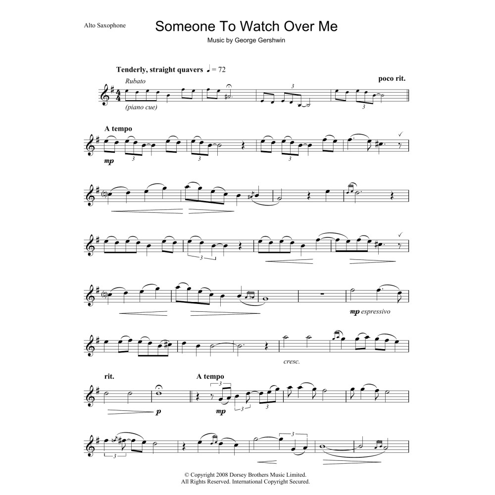 Someone To Watch Over Me