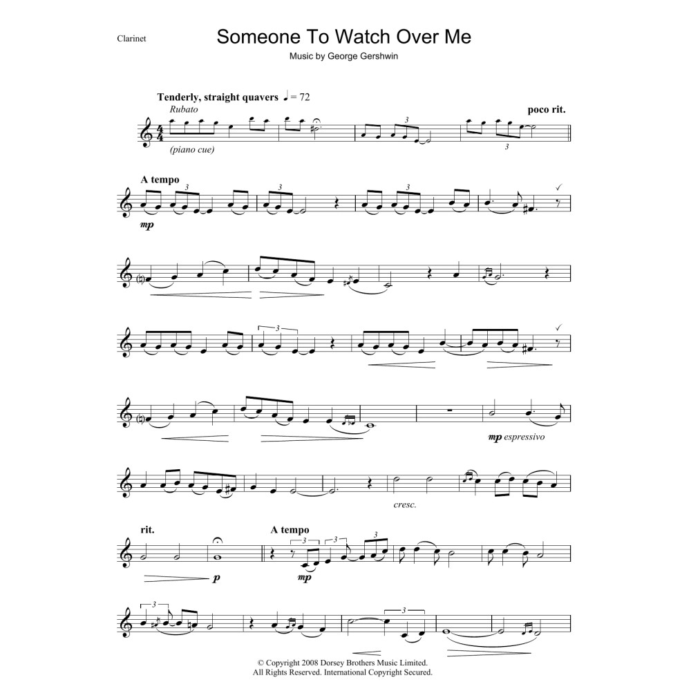 Someone To Watch Over Me