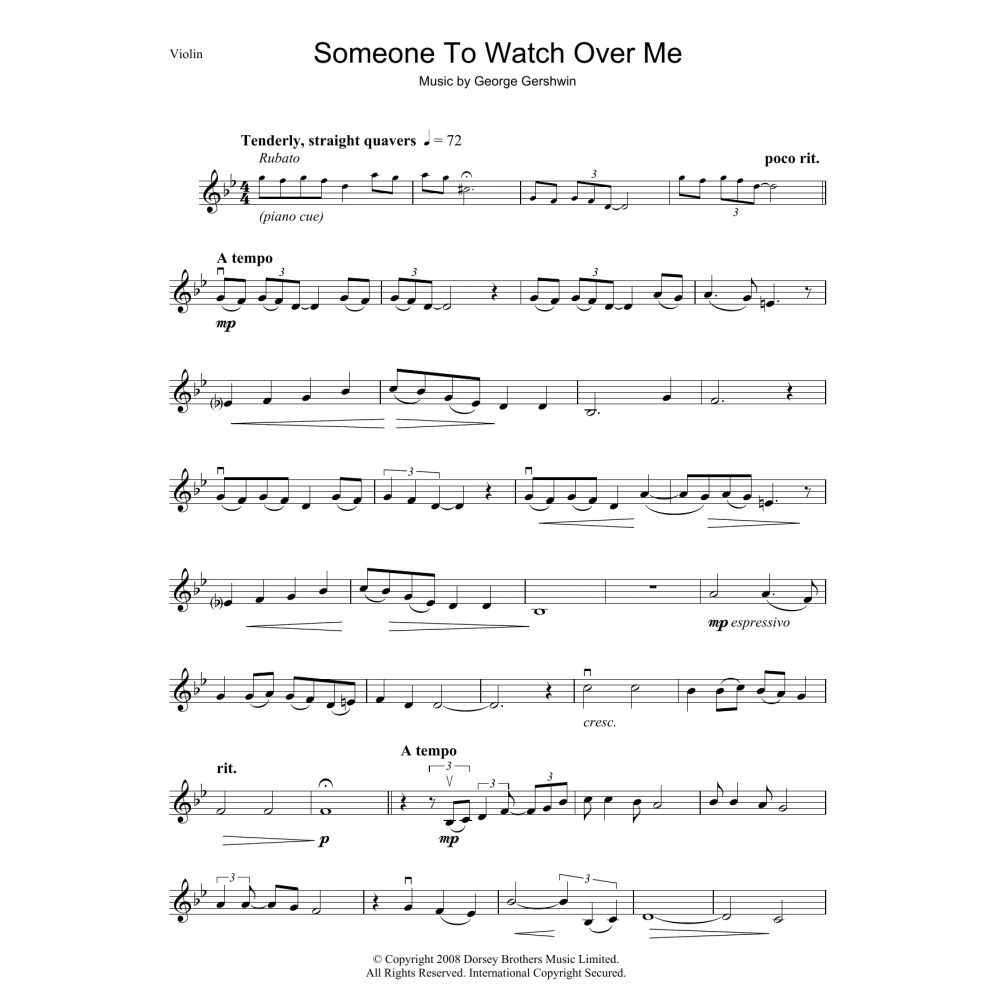 Someone To Watch Over Me
