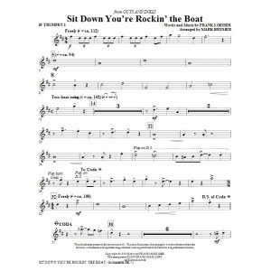 Sit Down You're Rockin' The Boat - Bb Trumpet 1