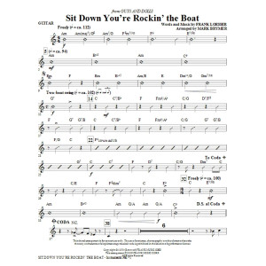 Sit Down You're Rockin' The Boat - Guitar