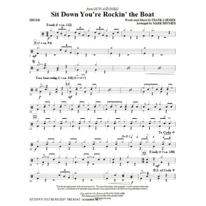 Sit Down You're Rockin' The Boat - Drums