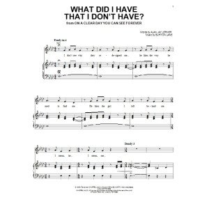 What Did I Have That I Don''t Have?