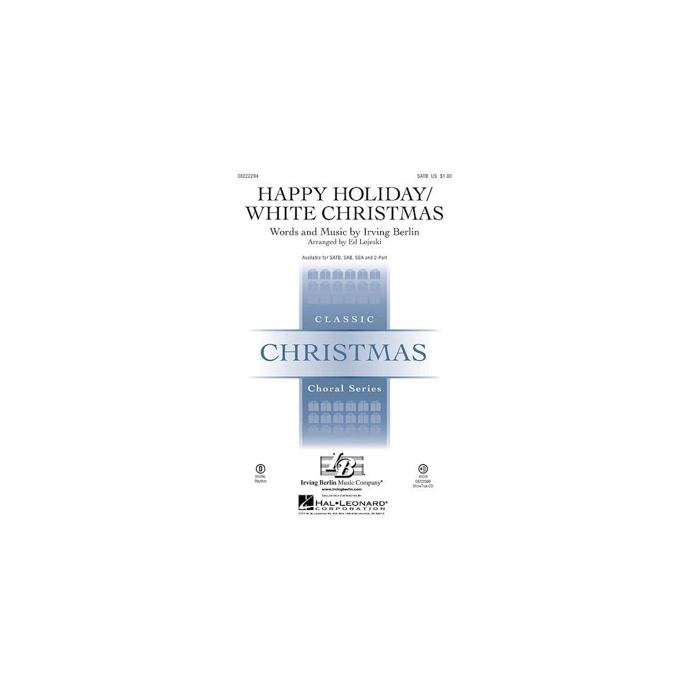 Happy Holiday/White Christmas - Bass