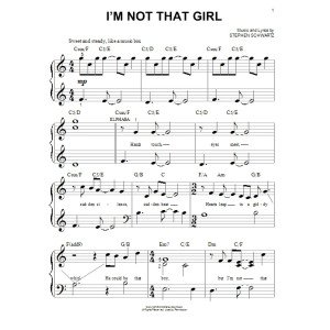 I'm Not That Girl (from Wicked)
