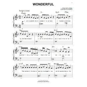 Wonderful (from Wicked)