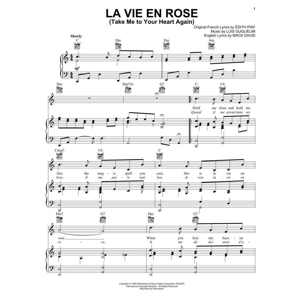 La Vie En Rose (Take Me To Your Heart Again)