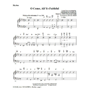 O Come, All Ye Faithful - Rhythm