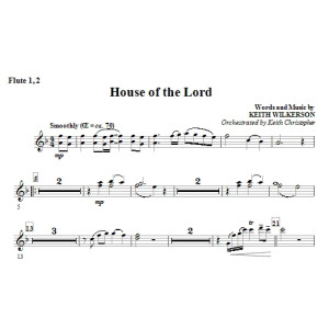 House Of The Lord - Flute 1,2