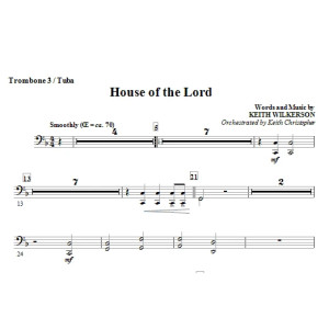 House Of The Lord - Posaune 3/Tuba