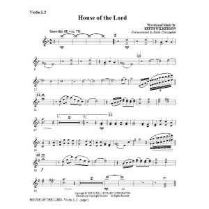 House Of The Lord - Violine 1, 2