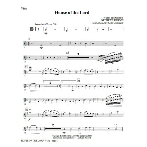 House Of The Lord - Viola
