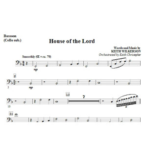 House Of The Lord - Fagott (Cello-Sub.)