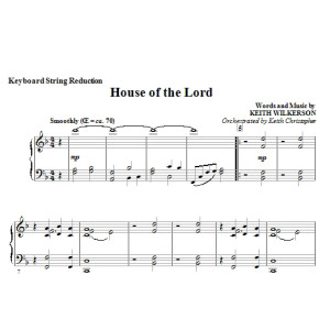 House Of The Lord - Keyboard String Reduction