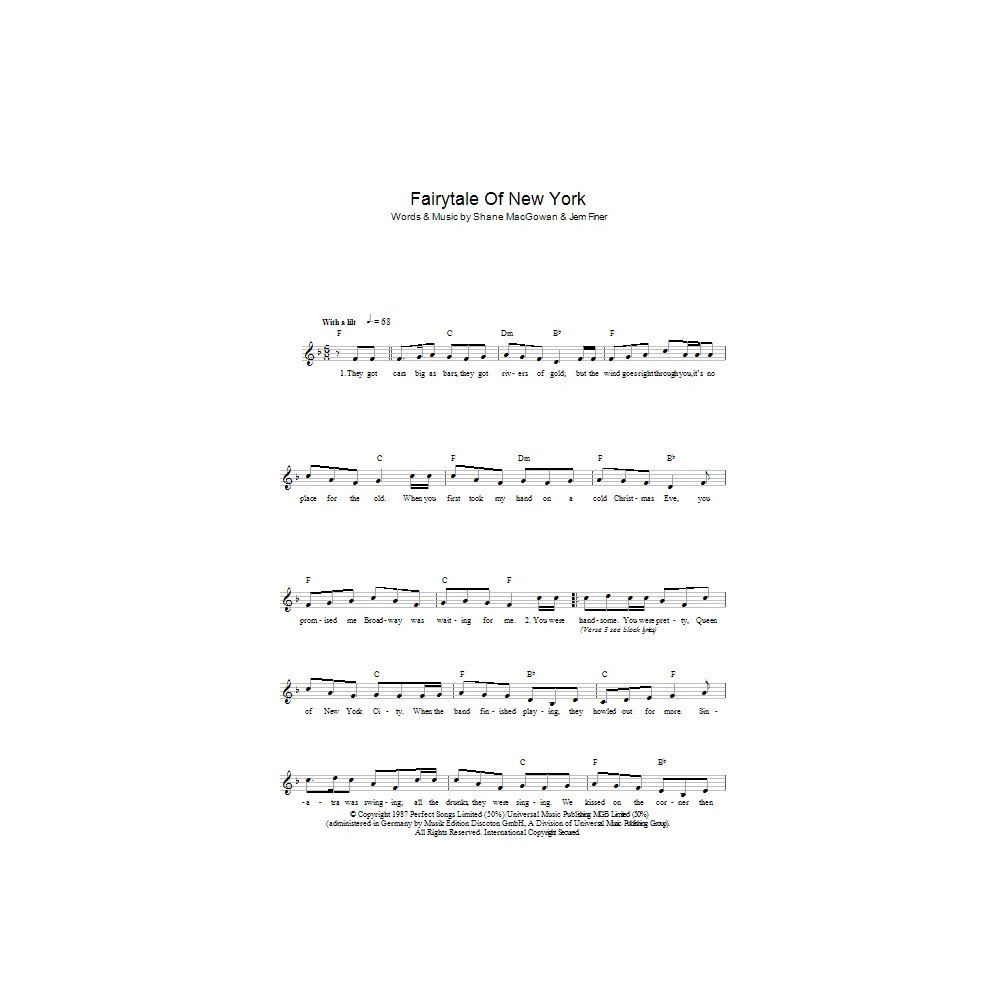 Fairytale Of New York