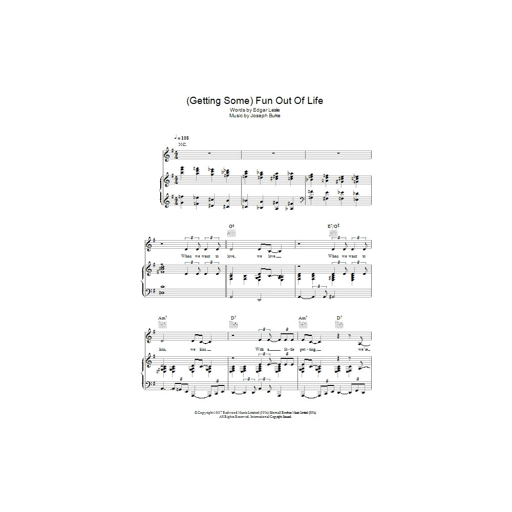 (Getting Some) Fun Out Of Life