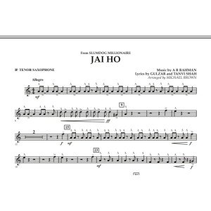 Jai Ho (from "Slumdog Millionaire") - Bb Tenor Saxophone