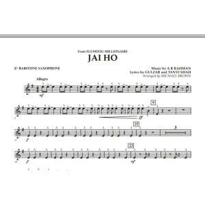 Jai Ho (from "Slumdog Millionaire") - Eb Baritone Saxophone